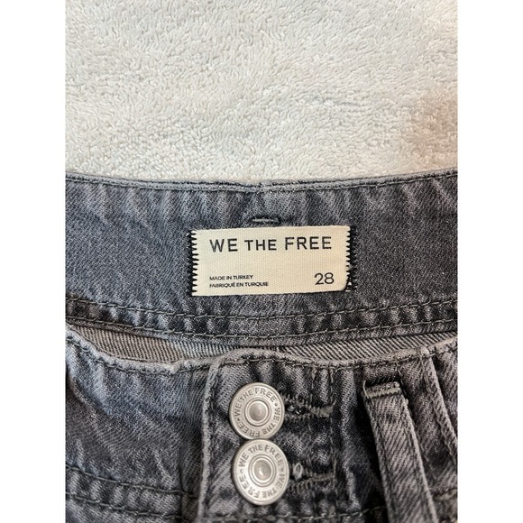 Free People We The Free High Rise Straight Leg Light Wash Jeans Women's Sz 28 - Picture 5 of 10